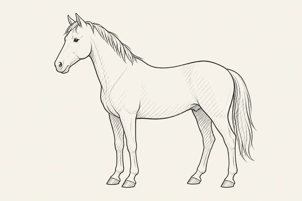 Ein Pferd als Metapher für ein KI-Modell